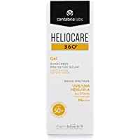 Heliocare 360º Gel SPF 50+ - Crema Solar Facial- Fotoprotector Avanzado- Textura Gel- Ligera- Rápida Absorción- Pieles…